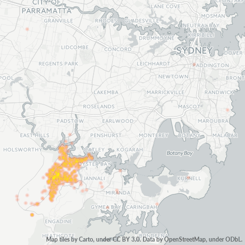 Dami ng Negosyo sa Postal Code 2234 - Menai, New South Wales