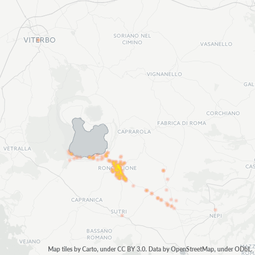 Dami ng Negosyo sa Postal Code 01037 - Viterbo, Lazio