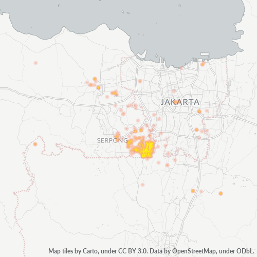Dami ng Negosyo sa Postal Code 15418 - Tangerang, Banten