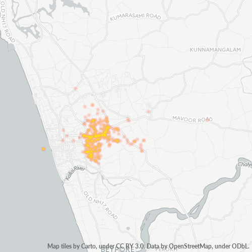 Dami ng Negosyo sa Postal Code 673016 - Kozhikode, State of Kerala