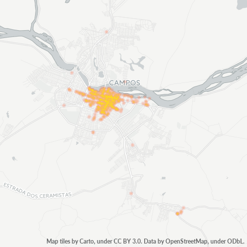 Dami ng Negosyo sa Postal Code 28013-000 - Campos dos Goytacazes, Rio de Janeiro