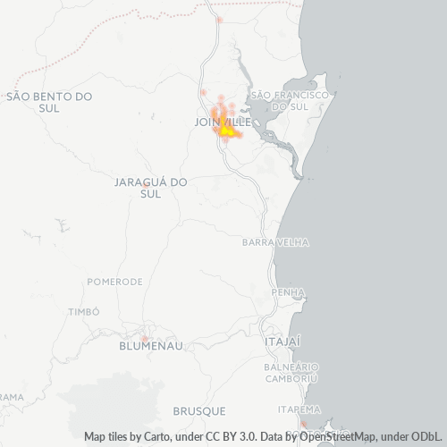 Dami ng Negosyo sa Postal Code 89210-000 - Joinville, Santa Catarina