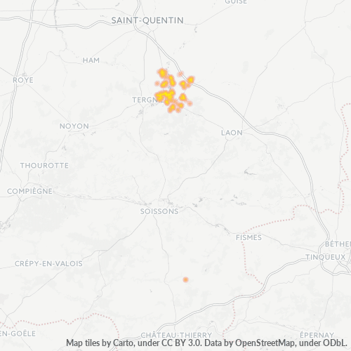 Dami ng Negosyo sa Postal Code 02800 - Versigny, Picardie