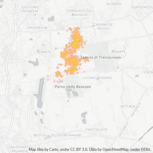 Dami ng Negosyo sa Postal Code 20096 - Lungsod ng Milano, Lombardy