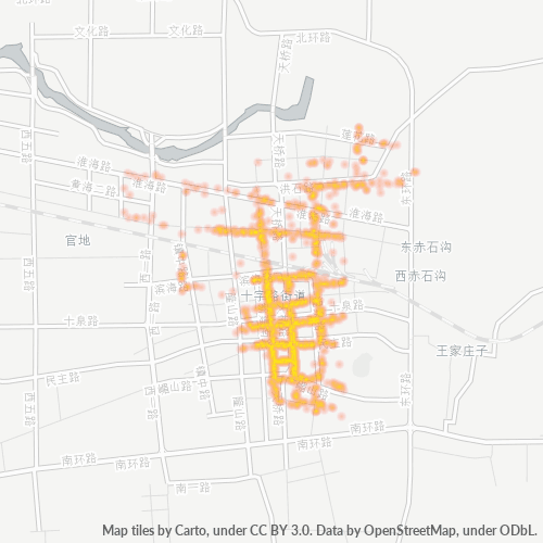 Verksamhetskoncentration i Postnummer 276600 - Junan, Shandong