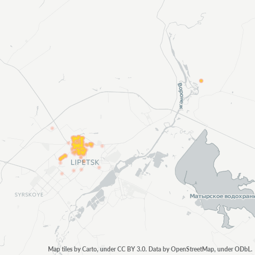 Dami ng Negosyo sa Postal Code 398043 - Lipetsk, Lipetsk Oblast