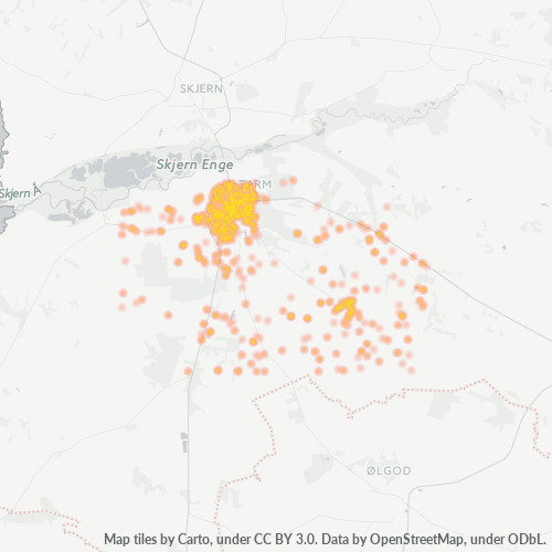 Mkusanyiko wa Biashara katika Posta 6880 - Tarm, Region Midtjylland
