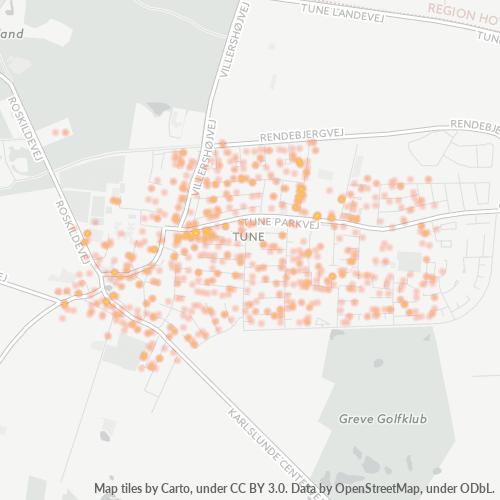Dami ng Negosyo sa Postal Code 4030 - Tune, Region Sjælland