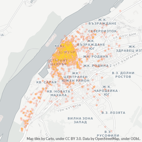 Dami ng Negosyo sa Postal Code 7000 - Ruse, Oblast Ruse