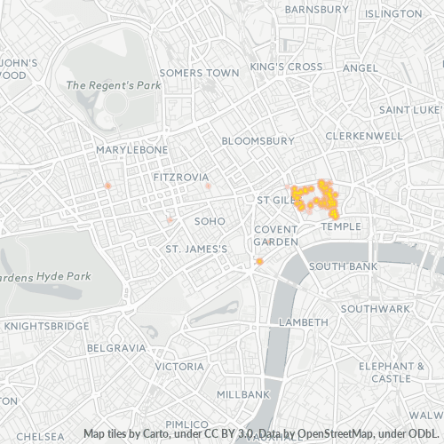 Dami ng Negosyo sa Postal Code WC2A - United Kingdom
