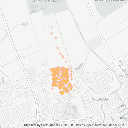 Dami ng Negosyo sa Postal Code 3124 - Schiedam, Provincie Zuid-Holland