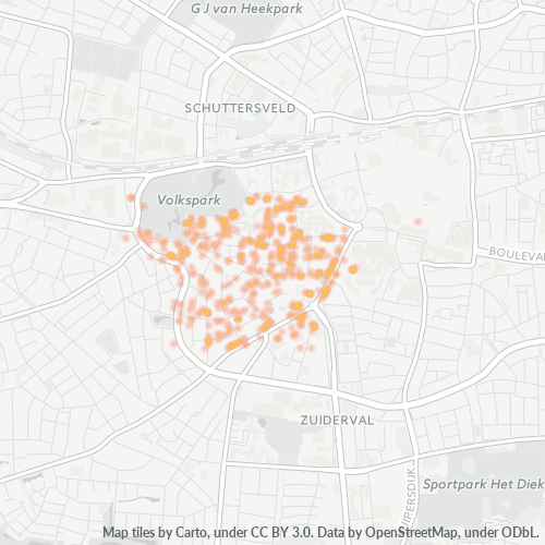 Dami ng Negosyo sa Postal Code 7513 - Enschede, Provincie Overijssel