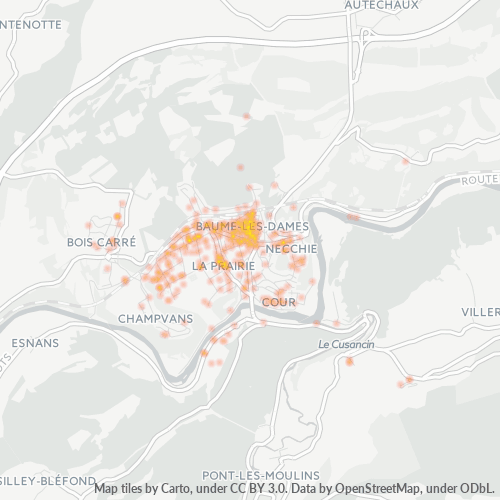 Dami ng Negosyo sa Postal Code 25110 - Rillans, Franche-Comté