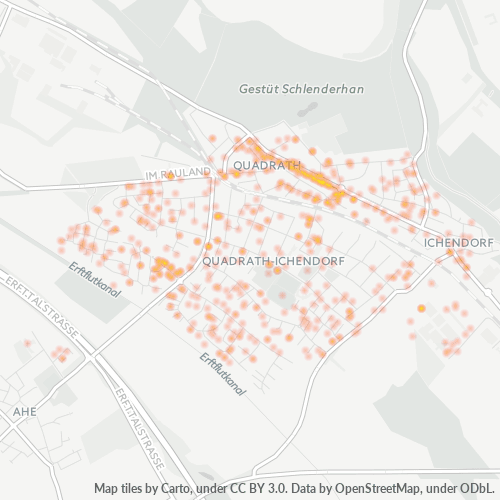 Konsentrasi Bisnis di Kode Pos 50127 - Bergheim, Nordrhein-Westfalen