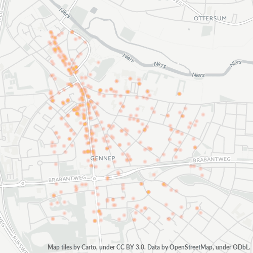 Dami ng Negosyo sa Postal Code 6591 - Gennep, Provincie Limburg