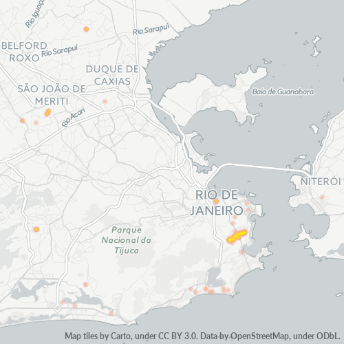 Dami ng Negosyo sa Postal Code 22240-000 - Rio de Janeiro