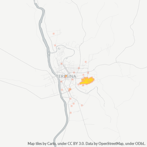 Dami ng Negosyo sa Postal Code 64077-000 - Teresina, Piauí