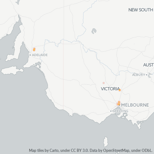 Dami ng Negosyo sa Postal Code 3016 - Williamstown, Victoria
