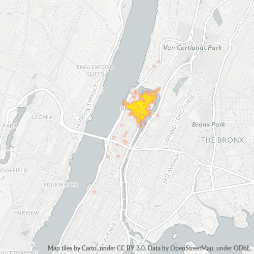 Bedriftskonsentrasjon i Postnummer 10034 - New York, New York (delstat)