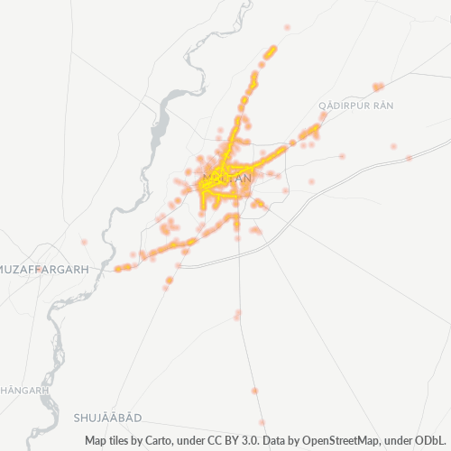 Dami ng Negosyo sa Postal Code 60000 - Multān, Punjab