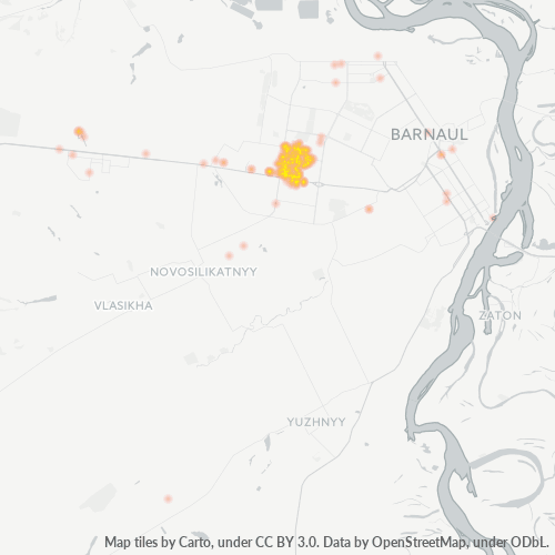 Dami ng Negosyo sa Postal Code 656057 - Barnaul, Altai Krai