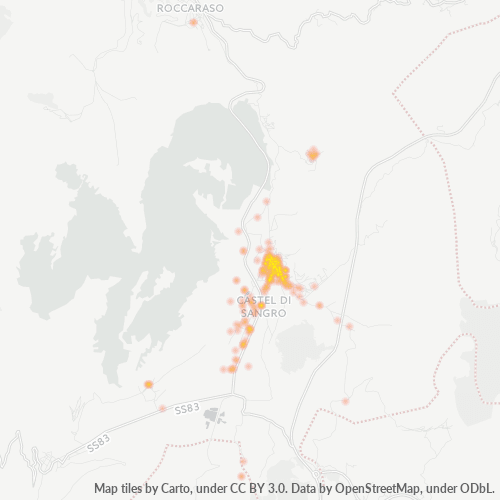 Dami ng Negosyo sa Postal Code 67031 - Italya