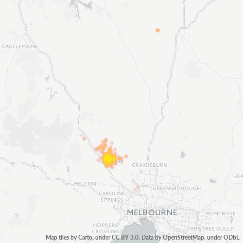 Dami ng Negosyo sa Postal Code 3429 - Sunbury, Victoria
