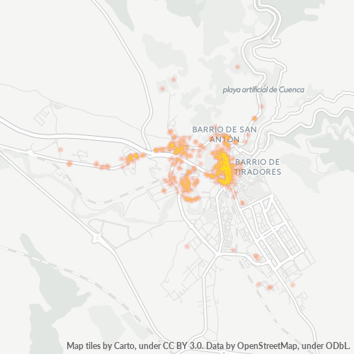 Dami ng Negosyo sa Postal Code 16002 - Cuenca, Castilla-La Mancha