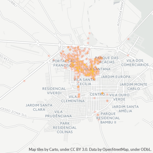 Dami ng Negosyo sa Postal Code 19807-000 - Assis, São Paulo