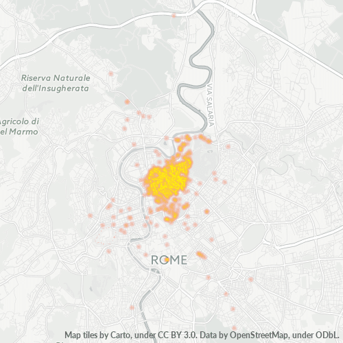 Dami ng Negosyo sa Postal Code 00197 - Roma, Lazio