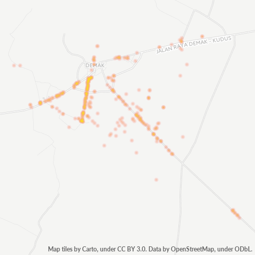 Dami ng Negosyo sa Postal Code 59571 - Demak, Provinsi Jawa Tengah