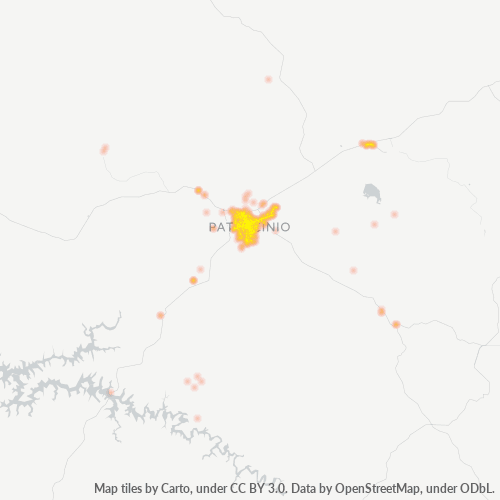 Dami ng Negosyo sa Postal Code 38740-000 - Patrocínio, Minas Gerais