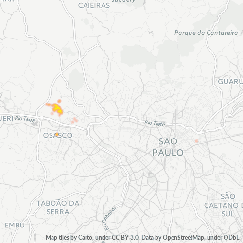 Dami ng Negosyo sa Postal Code 06260-000 - Osasco, São Paulo