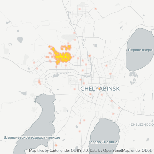 Dami ng Negosyo sa Postal Code 454138 - Chelyabinsk, Chelyabinsk Oblast