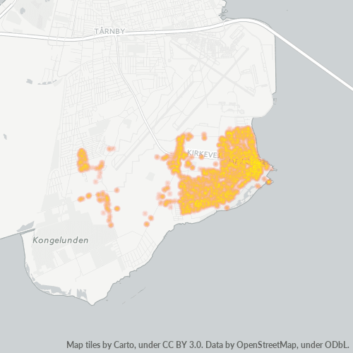 Dami ng Negosyo sa Postal Code 2791 - Dragør, Region Hovedstaden