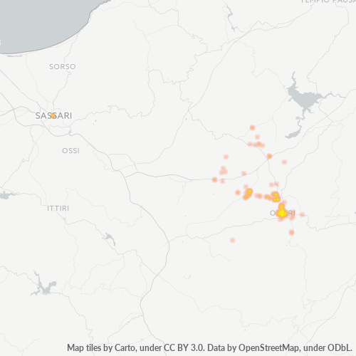 Dami ng Negosyo sa Postal Code 07014 - Sassari, Sardinia