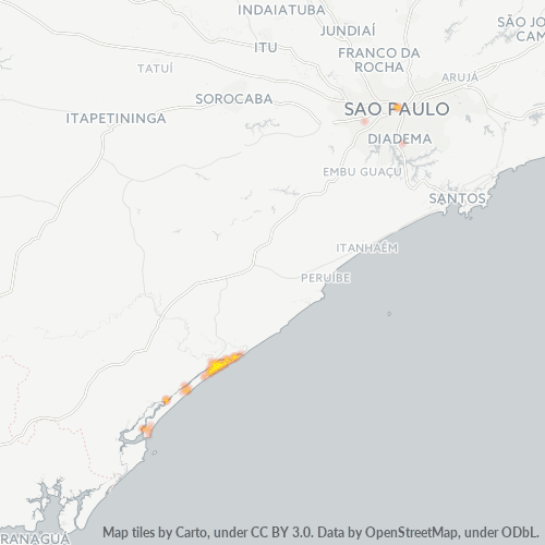 Dami ng Negosyo sa Postal Code 11925-000 - Ilha Comprida, São Paulo