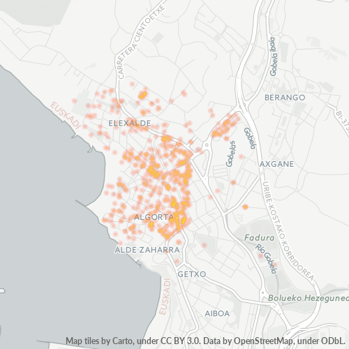Dami ng Negosyo sa Postal Code 48993 - Getxo, Bayang Basko