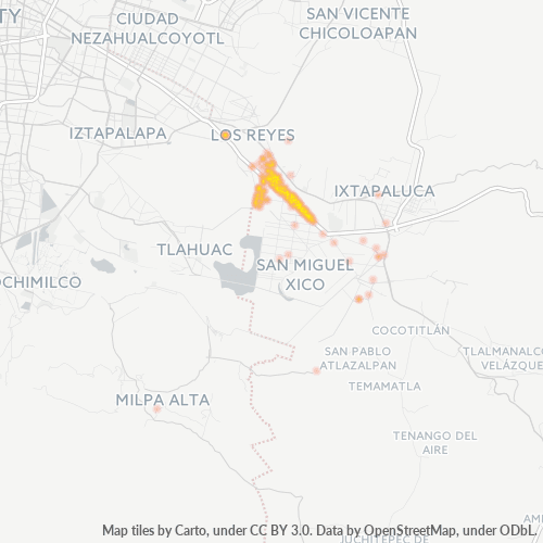 Dami ng Negosyo sa Postal Code 56618 - Estado ng Mehiko