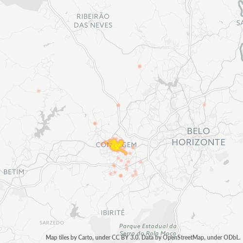 Dami ng Negosyo sa Postal Code 32341-000 - Contagem, Minas Gerais