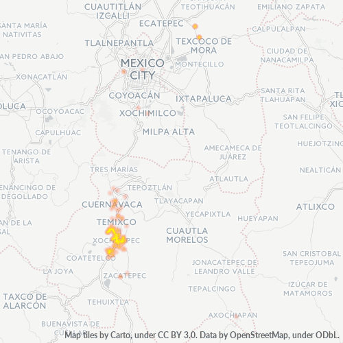 Dami ng Negosyo sa Postal Code 62790 - Xochitepec, Morelos