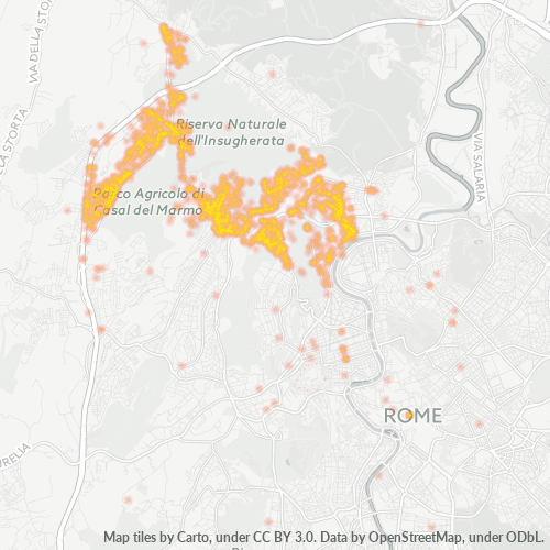 Dami ng Negosyo sa Postal Code 00135 - Roma, Lazio