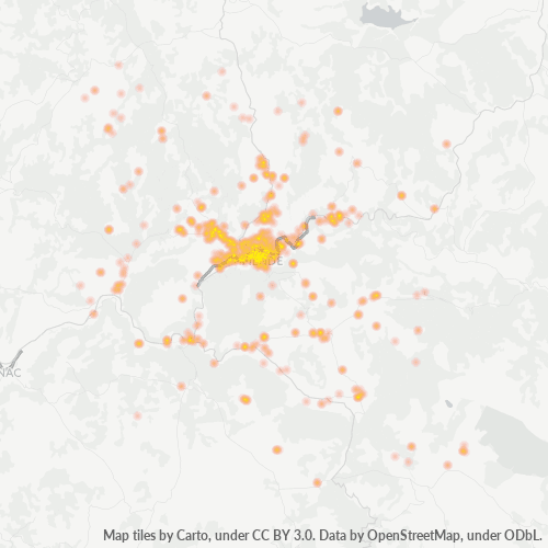 Dami ng Negosyo sa Postal Code 48000 - Pransiya