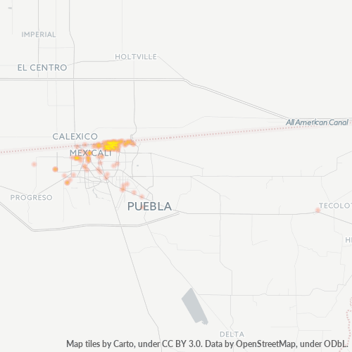 Dami ng Negosyo sa Postal Code 21210 - Mexicali, Baja California