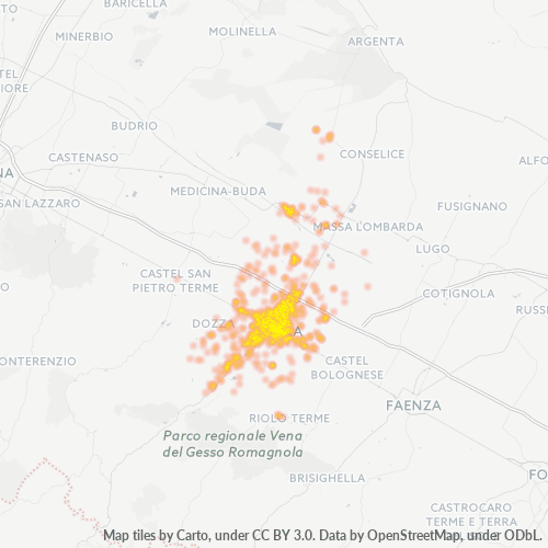 Dami ng Negosyo sa Postal Code 40026 - Italya