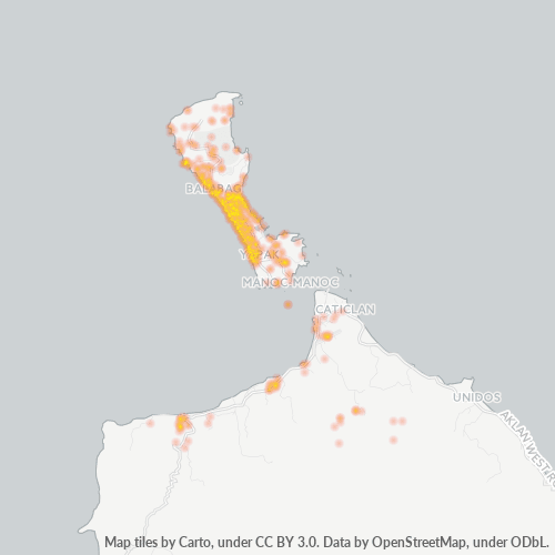 Besighheidskonsentrasie in Poskode 5608 - Malay, Western Visayas