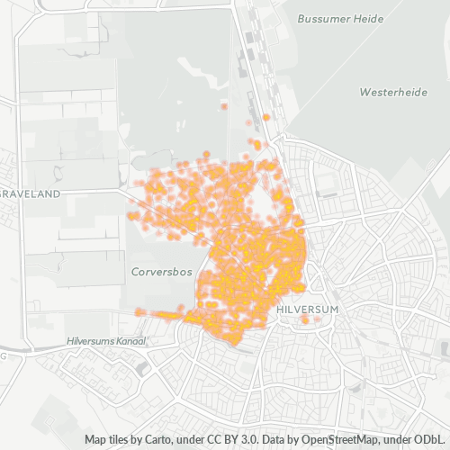 Dami ng Negosyo sa Postal Code 1217 - Hilversum, Provincie Noord-Holland