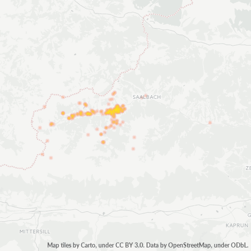 Dami ng Negosyo sa Postal Code 5754 - Hinterglemm, Salzburg (estado)