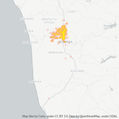 Dami ng Negosyo sa Postal Code 87036 - Rende, Calabria
