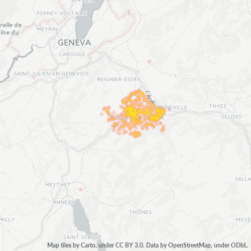Dami ng Negosyo sa Postal Code 74800 - Saint-Sixt, Rhône-Alpes